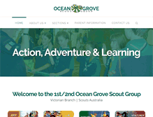 Tablet Screenshot of oceangrovescouts.com